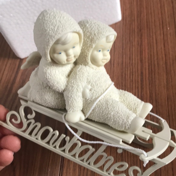 Department 56 Other - Department56Snowbabies Two Little Babies on the Go